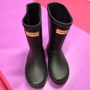 Black Hunter First Classic Rain Boots (Toddler/Little Kid)